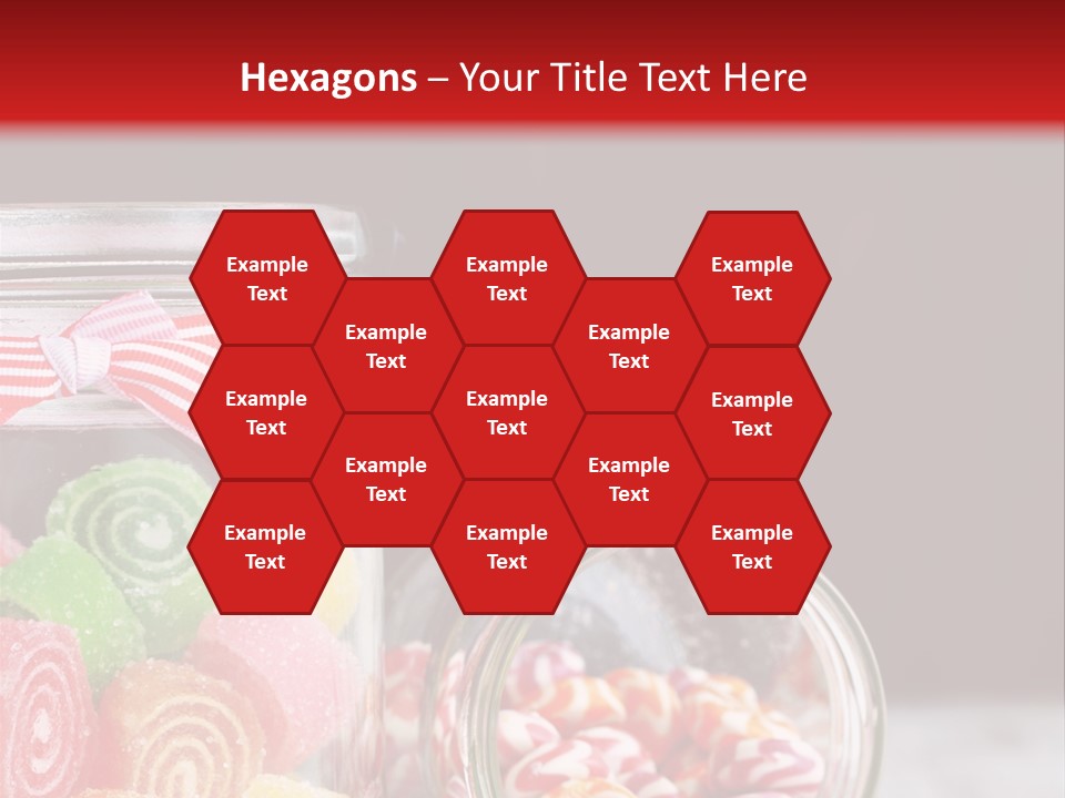 Jelly Bean Group Table PowerPoint Template
