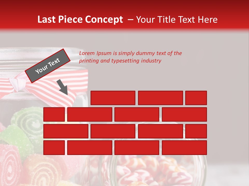 Jelly Bean Group Table PowerPoint Template