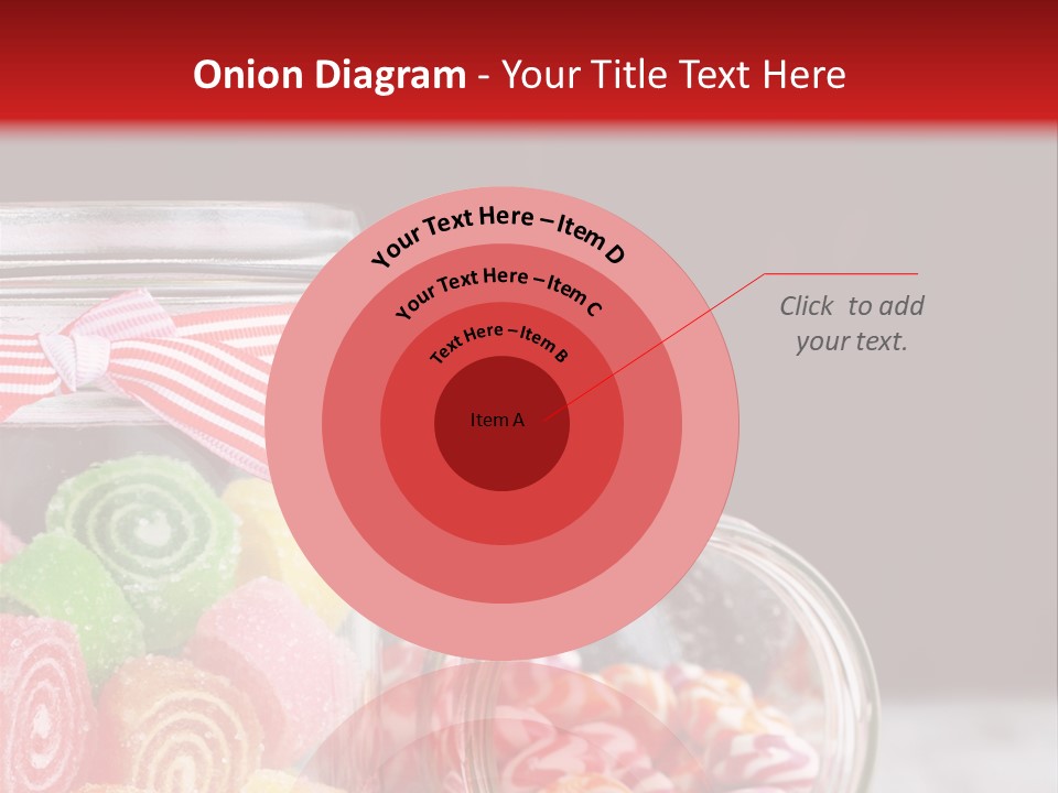 Jelly Bean Group Table PowerPoint Template