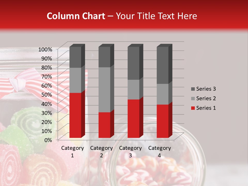 Jelly Bean Group Table PowerPoint Template