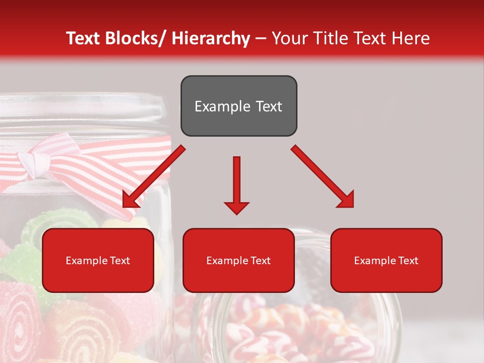Jelly Bean Group Table PowerPoint Template