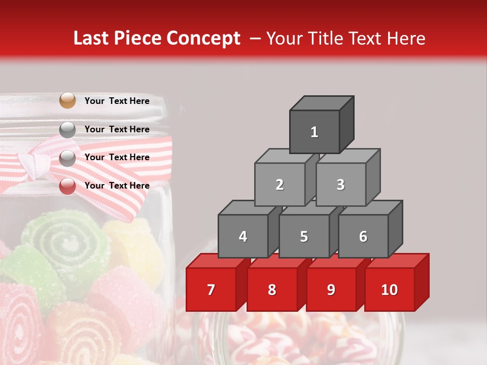 Jelly Bean Group Table PowerPoint Template