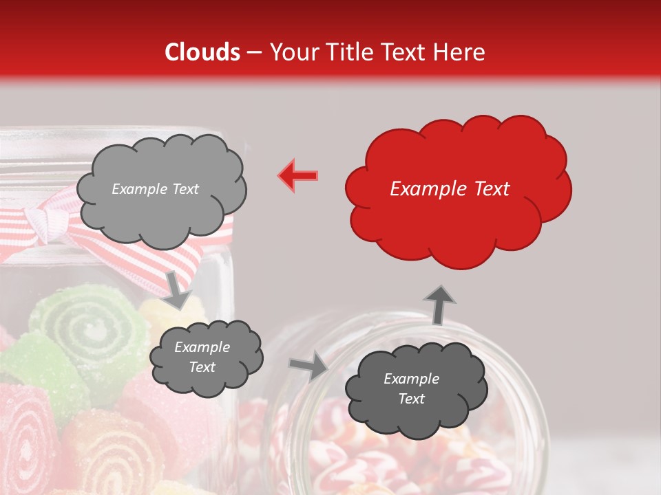 Jelly Bean Group Table PowerPoint Template