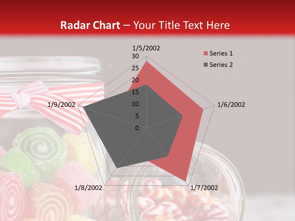 Jelly Bean Group Table PowerPoint Template