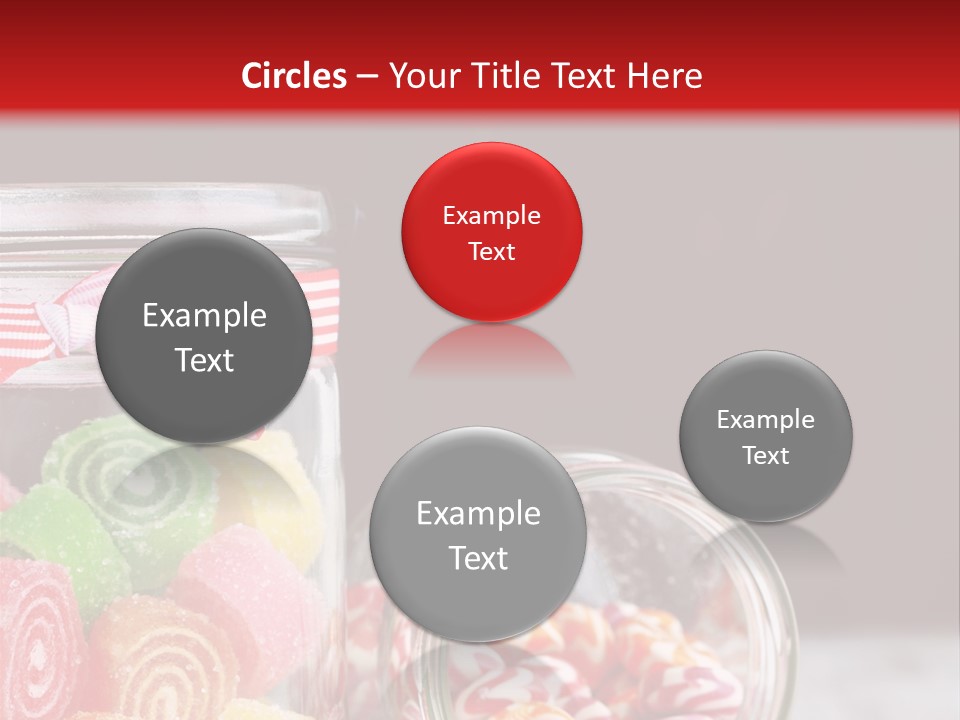 Jelly Bean Group Table PowerPoint Template