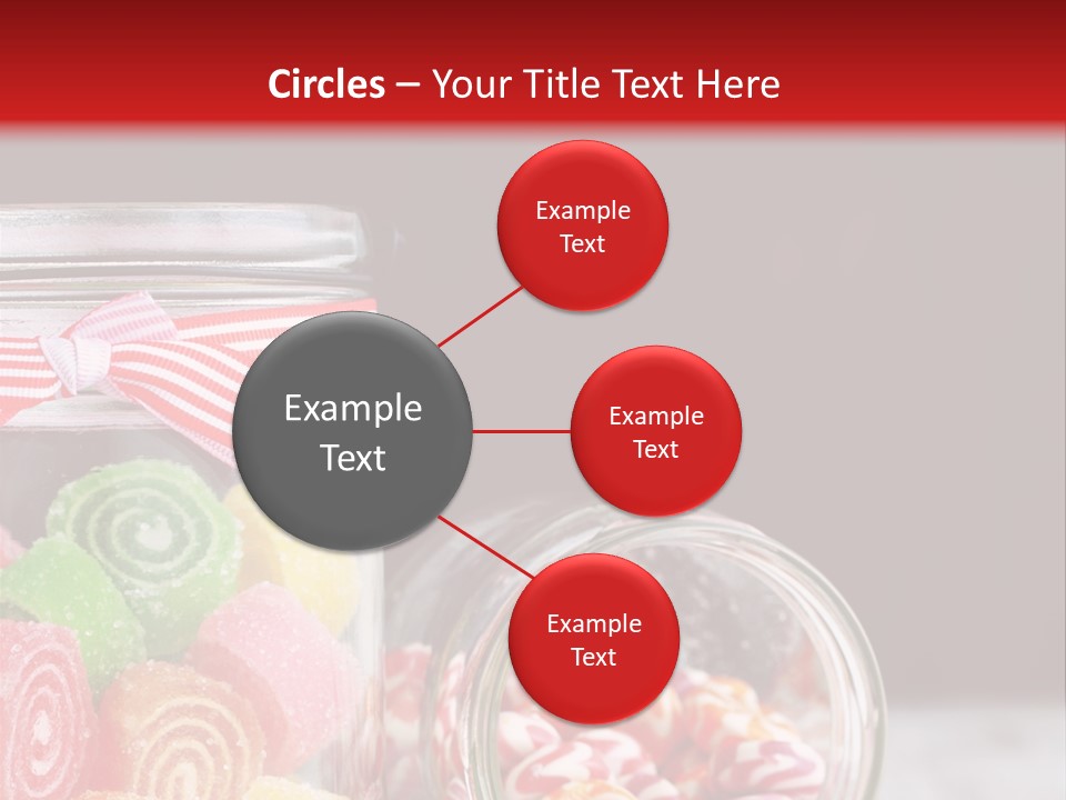 Jelly Bean Group Table PowerPoint Template