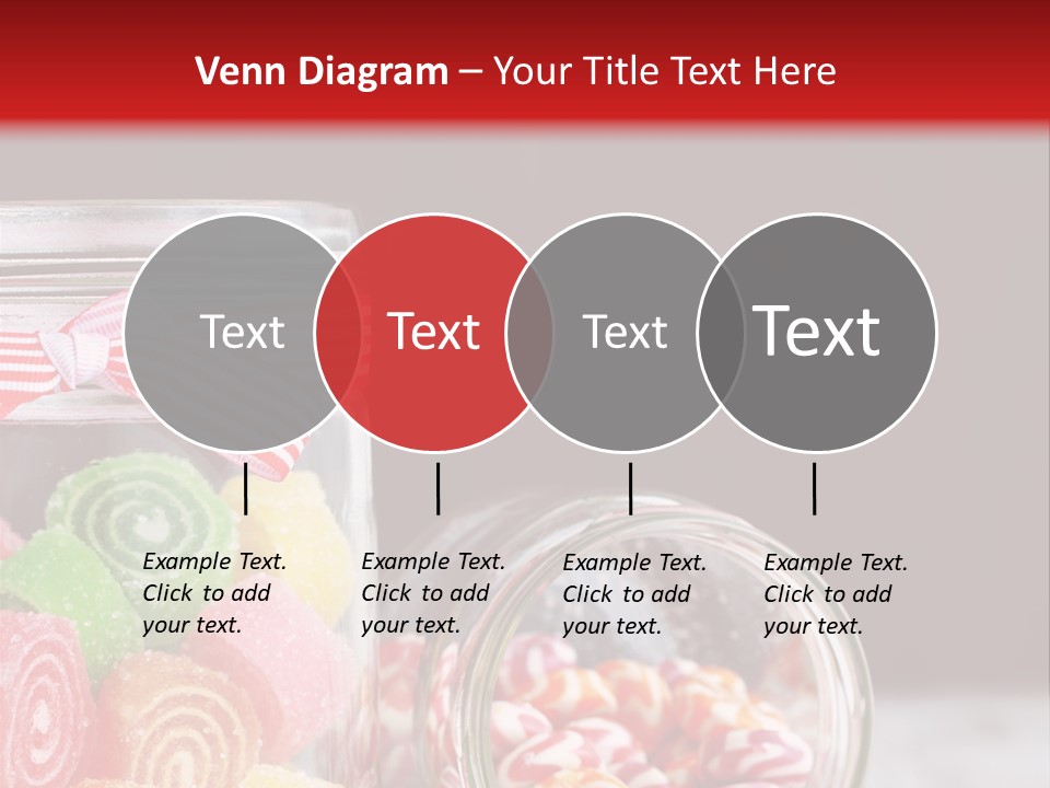 Jelly Bean Group Table PowerPoint Template