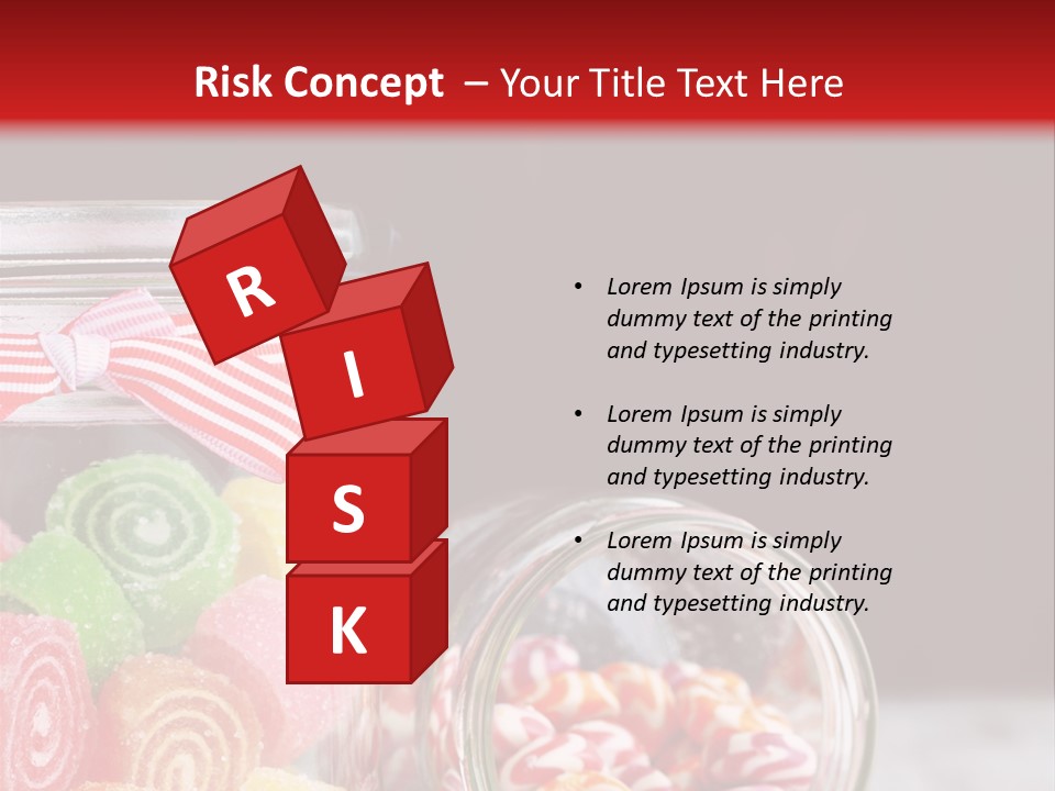 Jelly Bean Group Table PowerPoint Template