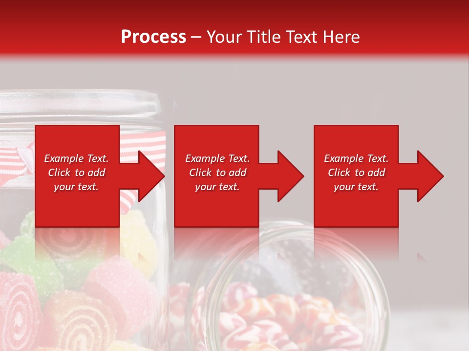 Jelly Bean Group Table PowerPoint Template