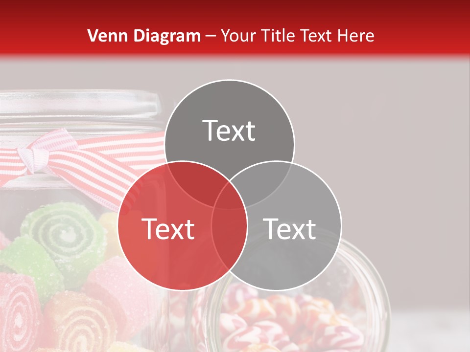 Jelly Bean Group Table PowerPoint Template