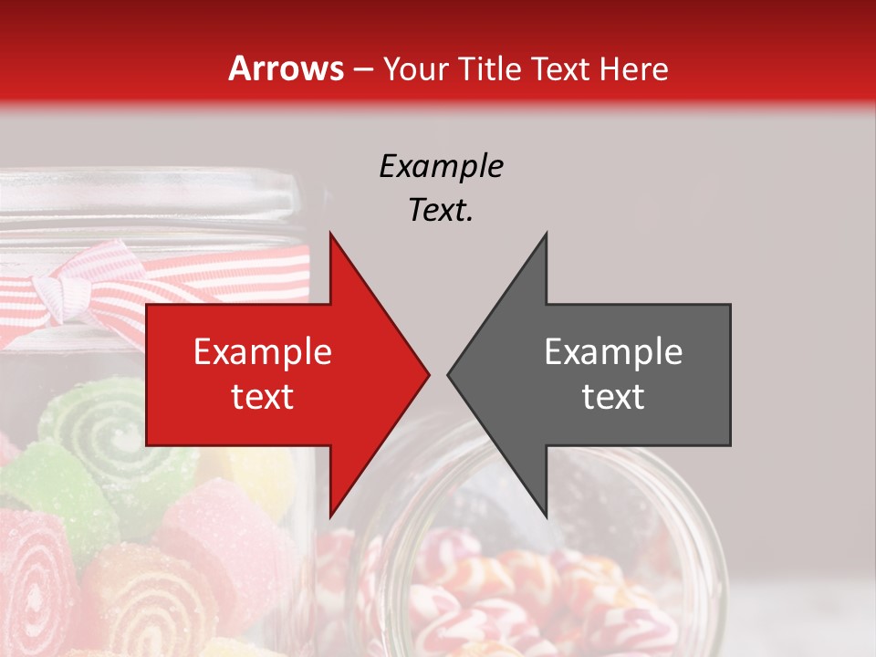 Jelly Bean Group Table PowerPoint Template