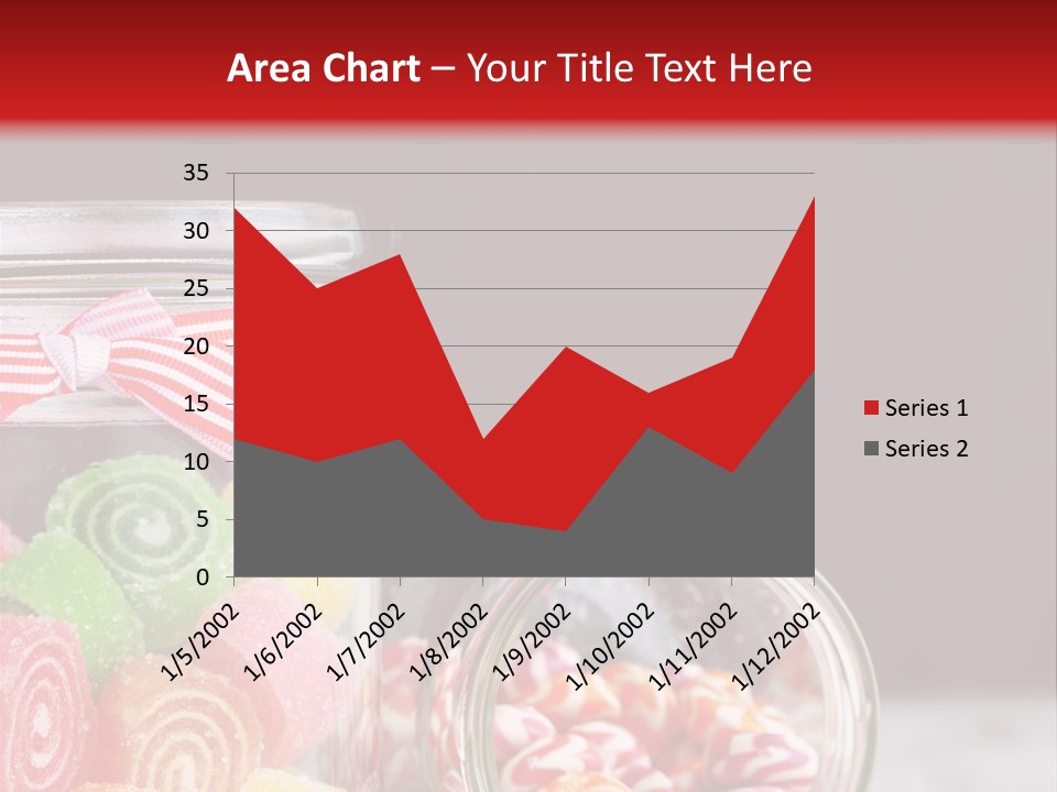Jelly Bean Group Table PowerPoint Template