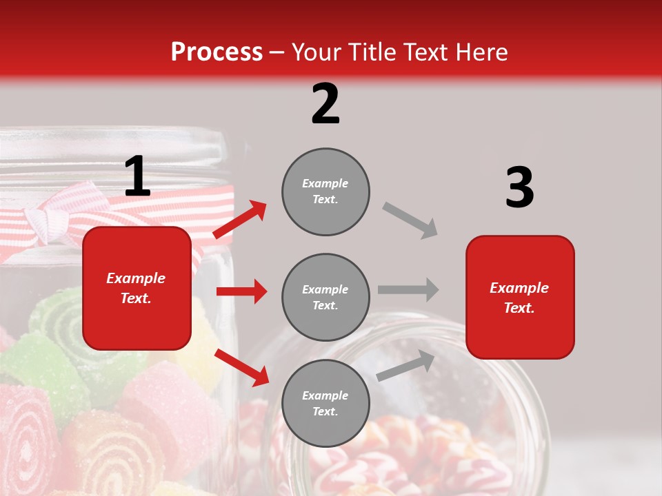 Jelly Bean Group Table PowerPoint Template