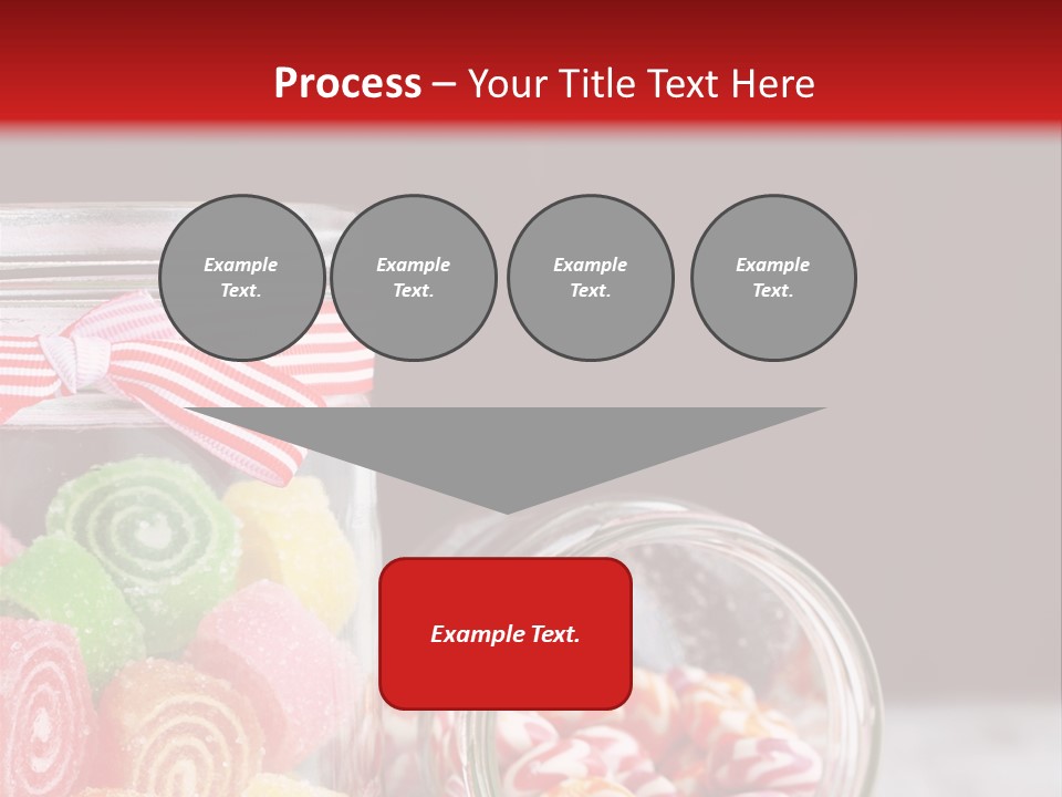 Jelly Bean Group Table PowerPoint Template