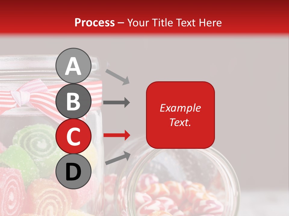 Jelly Bean Group Table PowerPoint Template