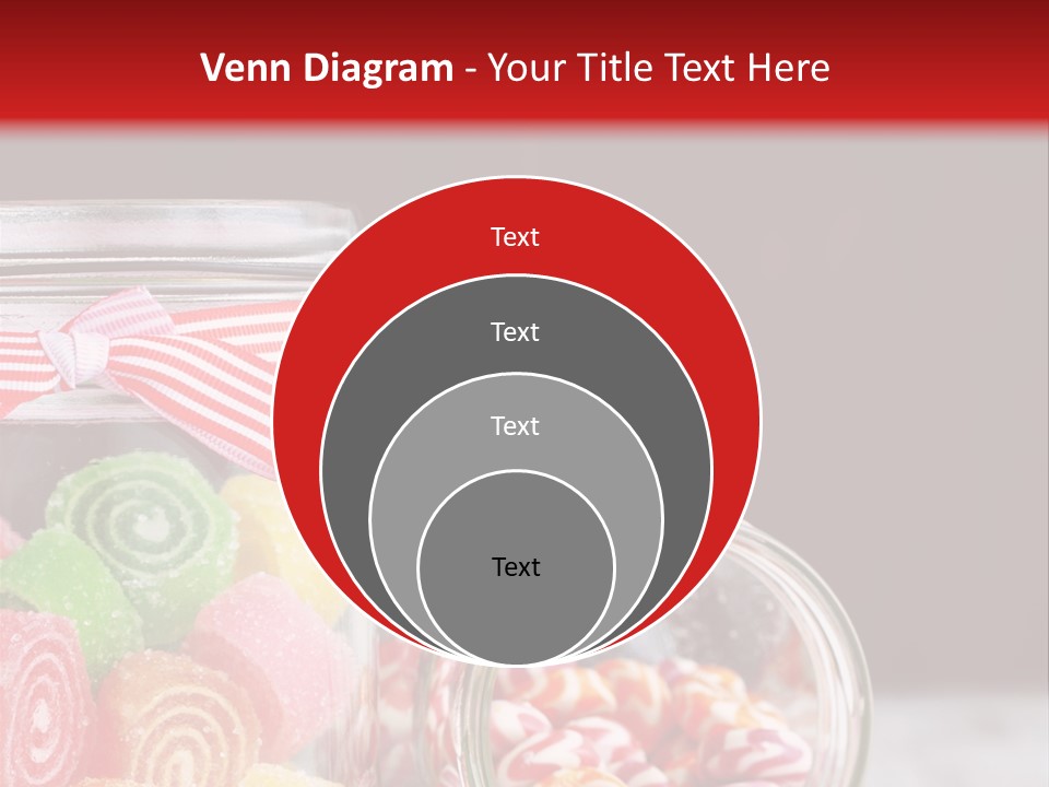 Jelly Bean Group Table PowerPoint Template