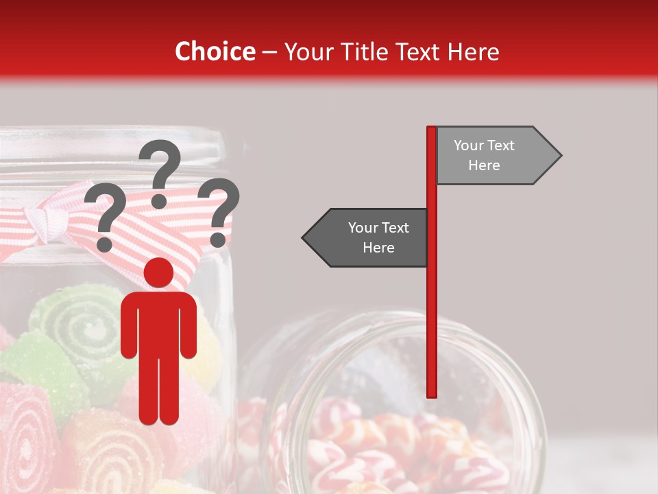 Jelly Bean Group Table PowerPoint Template