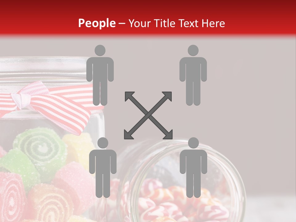 Jelly Bean Group Table PowerPoint Template