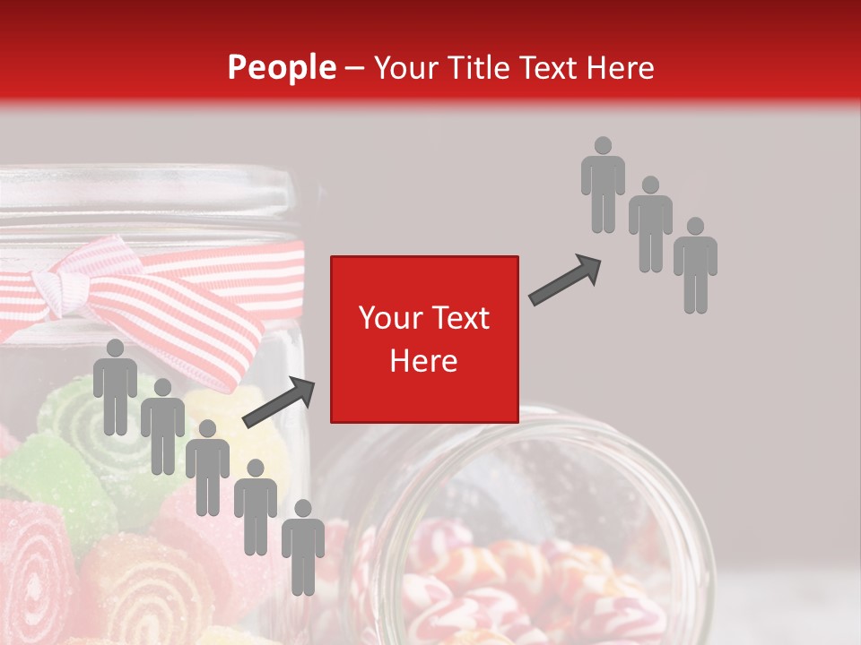 Jelly Bean Group Table PowerPoint Template