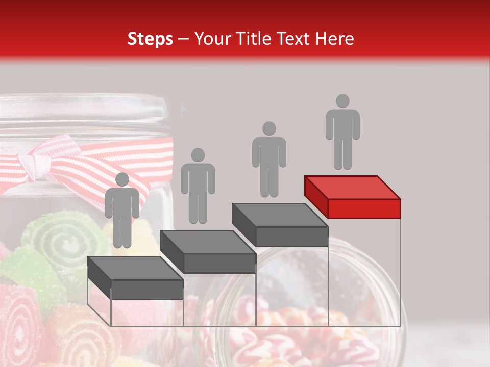Jelly Bean Group Table PowerPoint Template