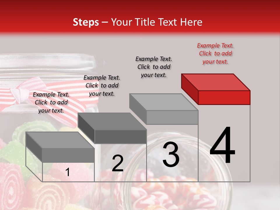 Jelly Bean Group Table PowerPoint Template