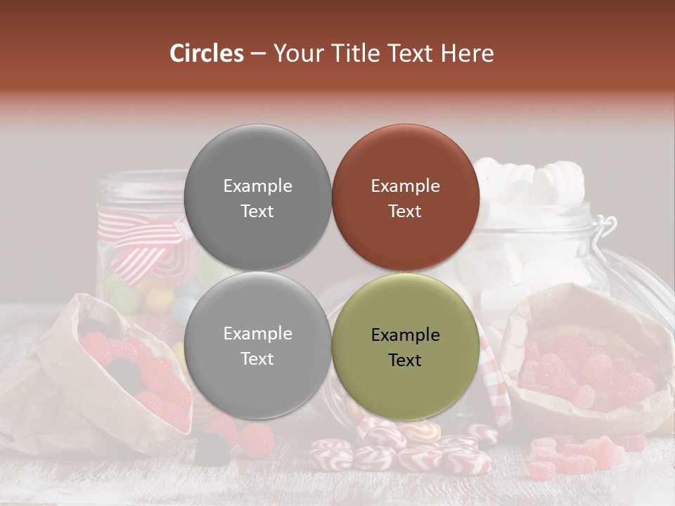 Still Life Sugary Colored PowerPoint Template