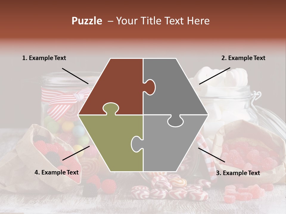 Still Life Sugary Colored PowerPoint Template