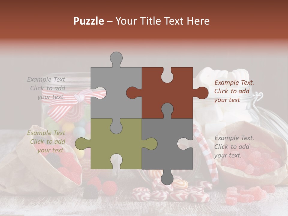 Still Life Sugary Colored PowerPoint Template