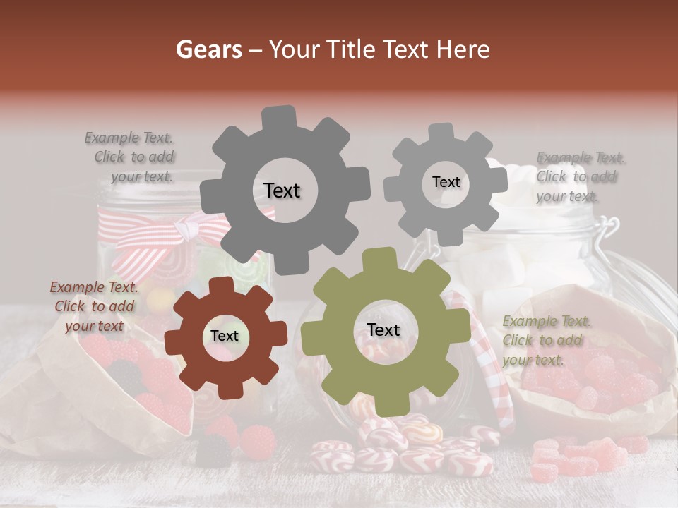 Still Life Sugary Colored PowerPoint Template