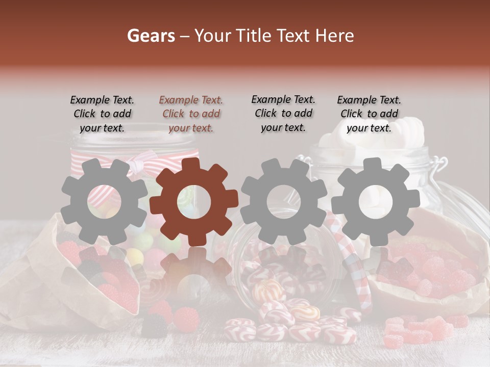 Still Life Sugary Colored PowerPoint Template