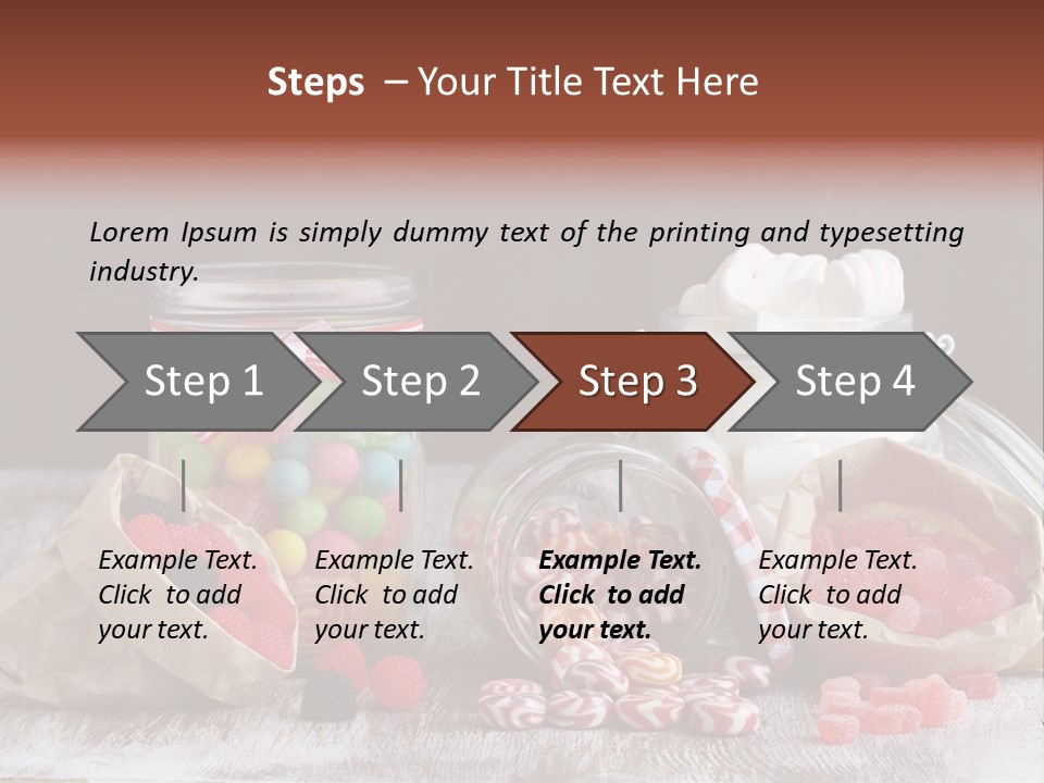 Still Life Sugary Colored PowerPoint Template