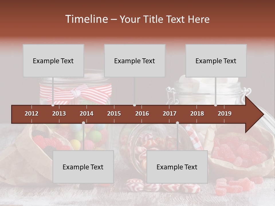 Still Life Sugary Colored PowerPoint Template