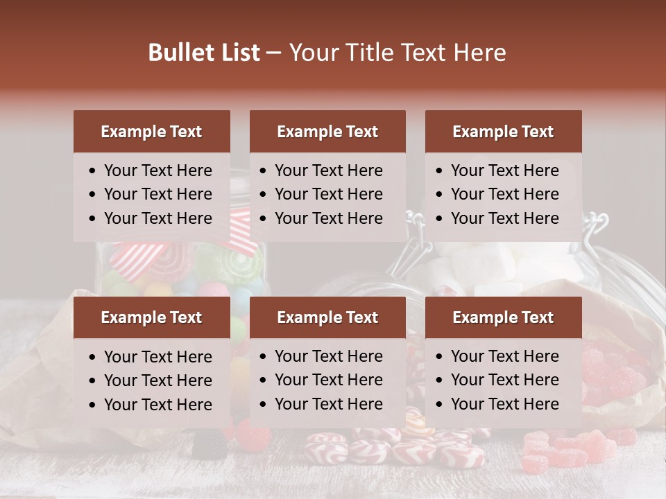 Still Life Sugary Colored PowerPoint Template