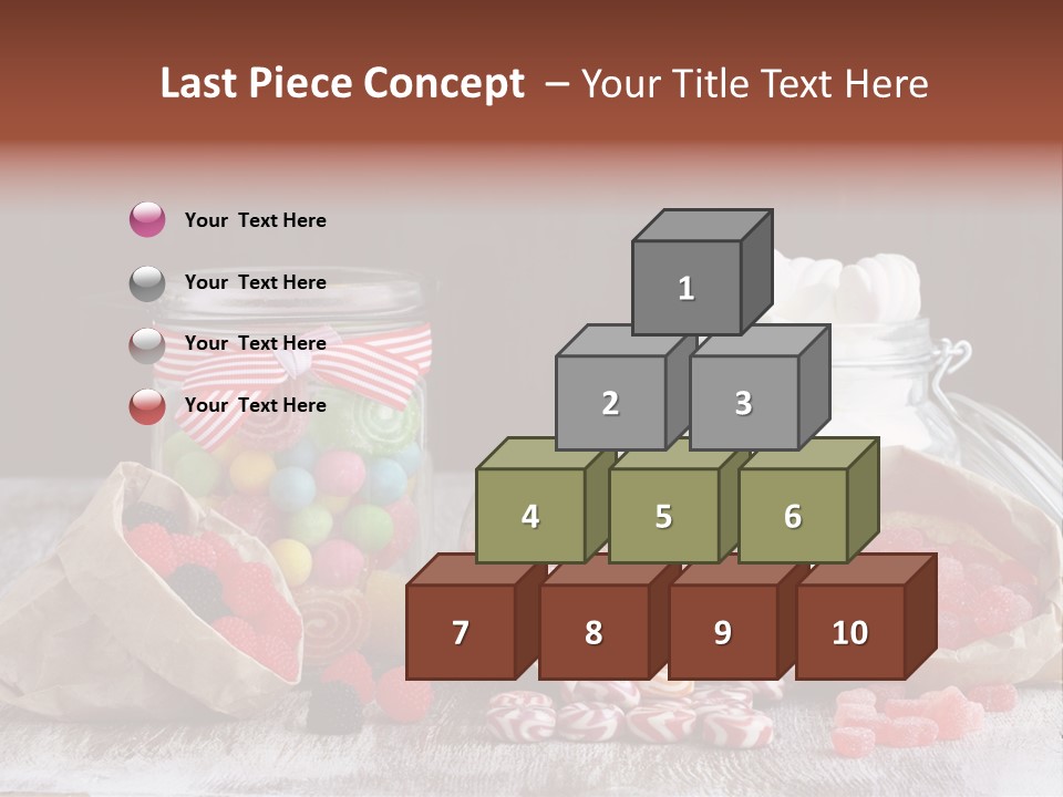 Still Life Sugary Colored PowerPoint Template