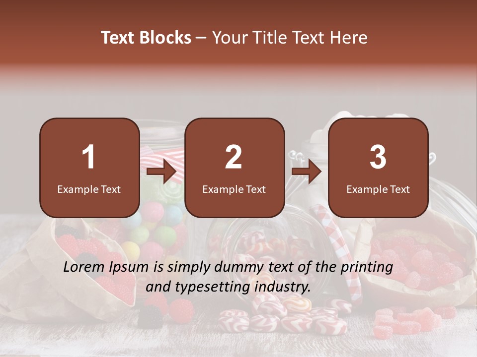 Still Life Sugary Colored PowerPoint Template