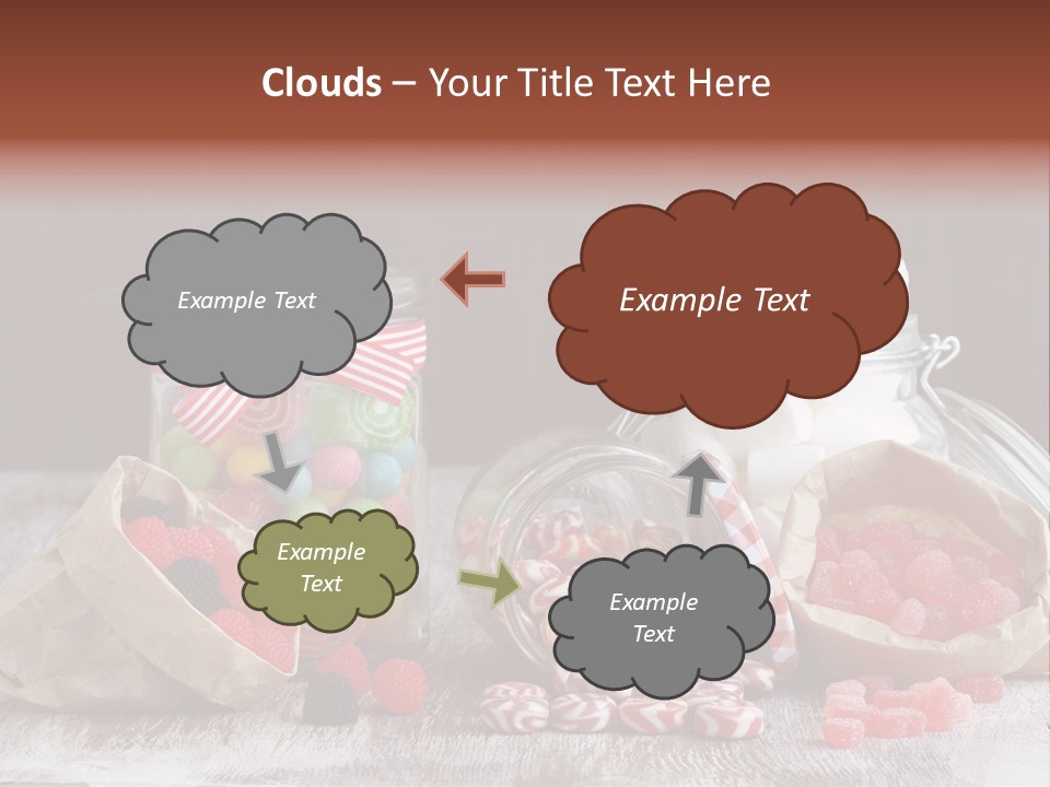 Still Life Sugary Colored PowerPoint Template