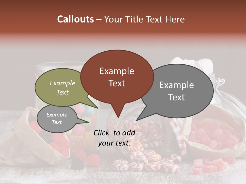 Still Life Sugary Colored PowerPoint Template