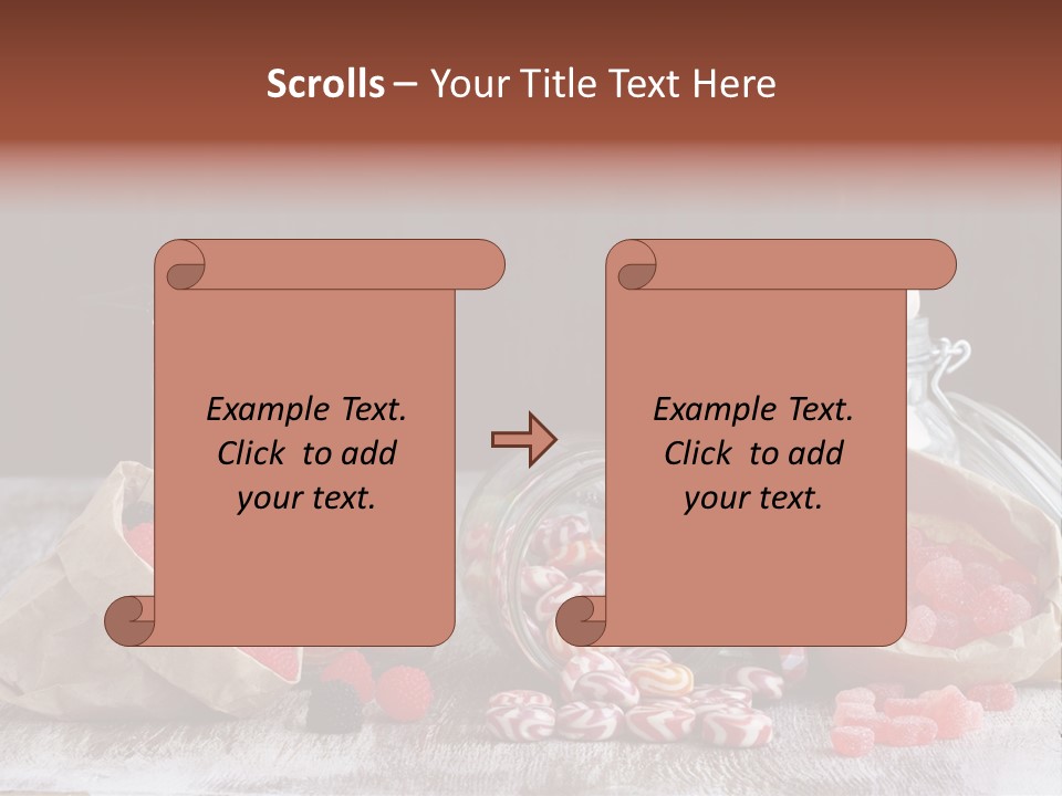 Still Life Sugary Colored PowerPoint Template