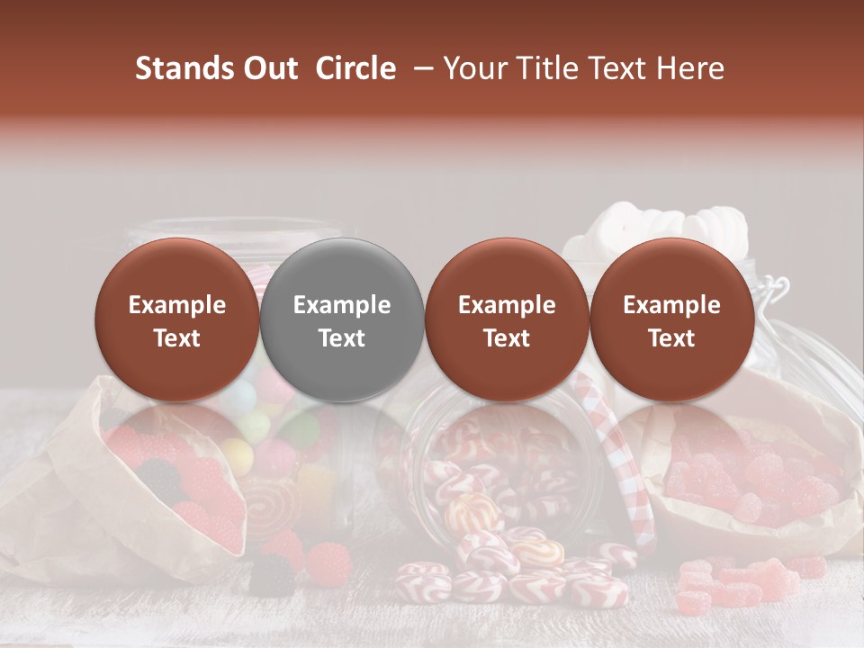 Still Life Sugary Colored PowerPoint Template