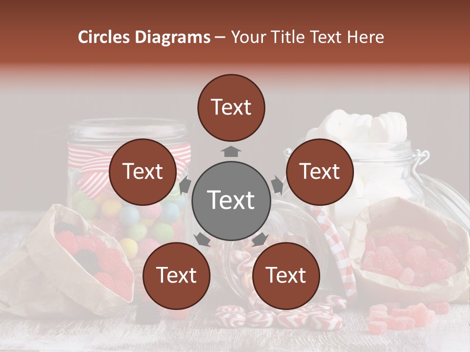 Still Life Sugary Colored PowerPoint Template