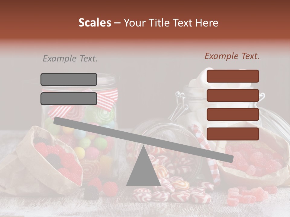 Still Life Sugary Colored PowerPoint Template