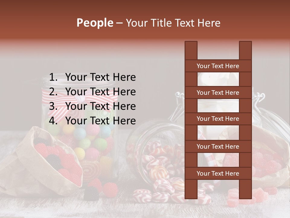 Still Life Sugary Colored PowerPoint Template