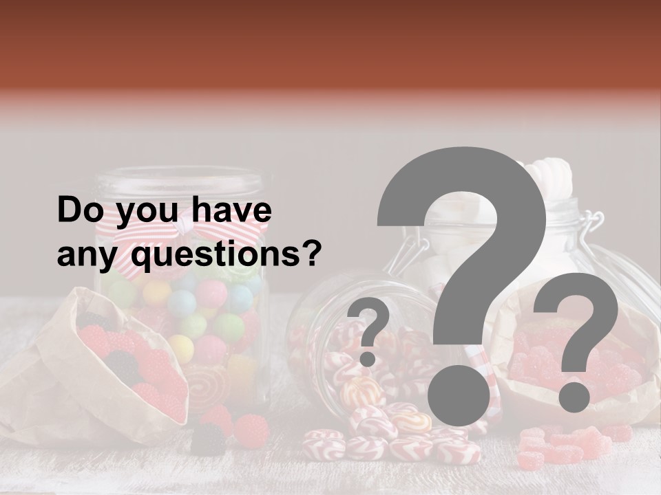 Still Life Sugary Colored PowerPoint Template