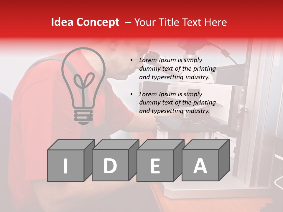 Steel Controlling Industry PowerPoint Template