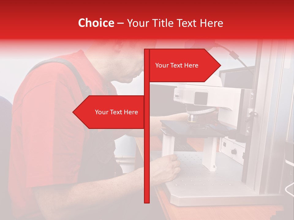 Steel Controlling Industry PowerPoint Template