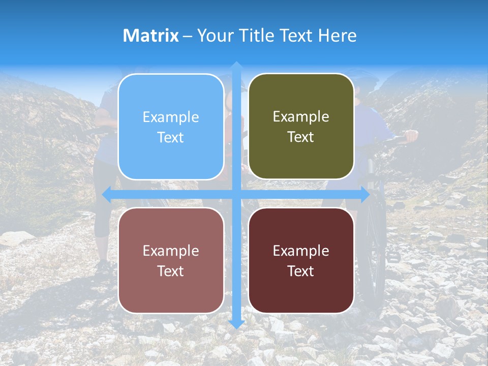 Trail Sportswear Female PowerPoint Template