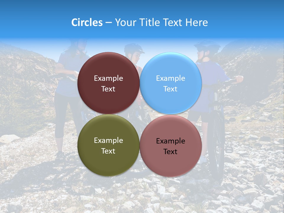 Trail Sportswear Female PowerPoint Template