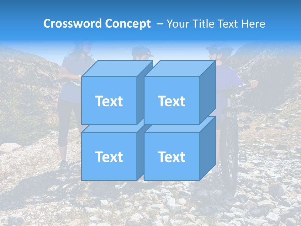 Trail Sportswear Female PowerPoint Template