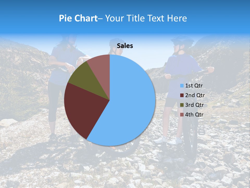 Trail Sportswear Female PowerPoint Template