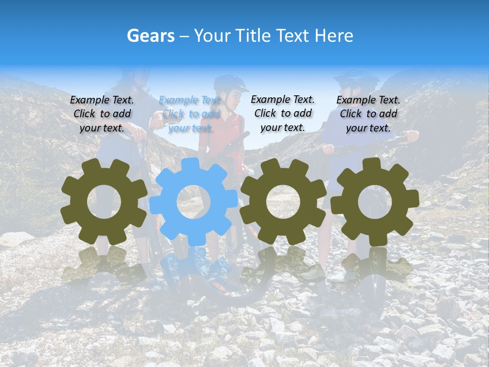 Trail Sportswear Female PowerPoint Template